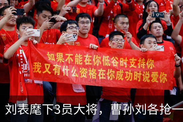 刘表麾下3员大将，曹孙刘各抢一个，刘抢得最猛，孔明也十分忌惮！